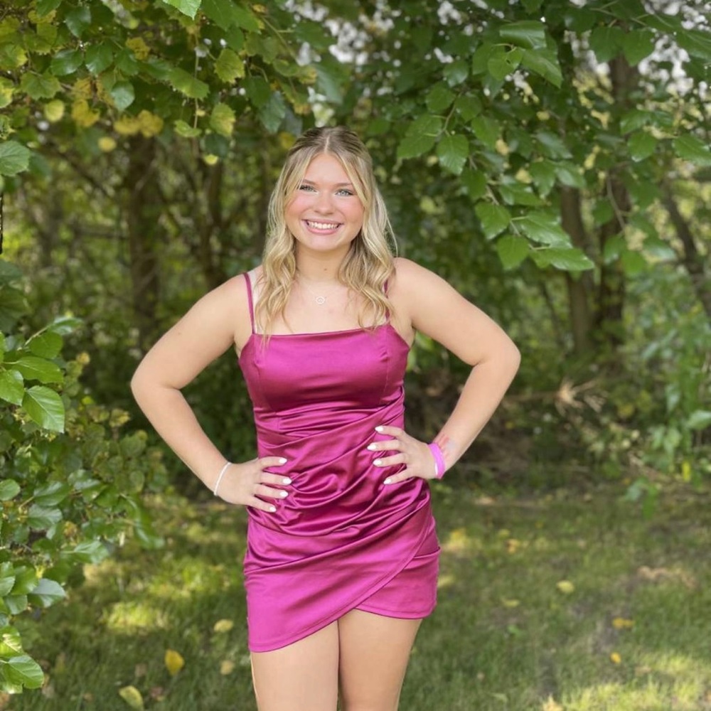 Pink hoco dress